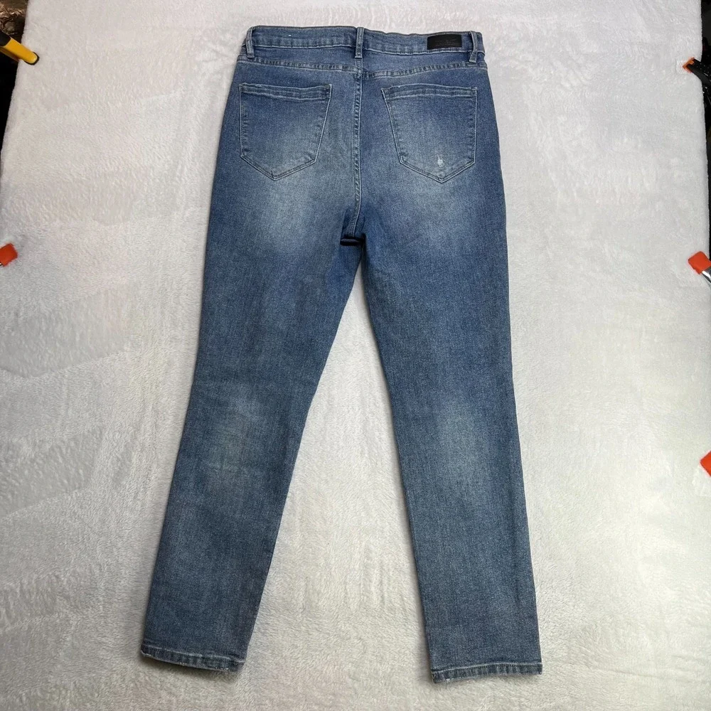 Nicole Miller New York Soho High Rise Skinny Crop Jeans‎ Women's 8 Denim - 29X26